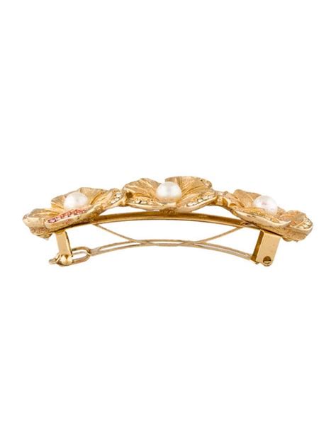 christian dior hair clip